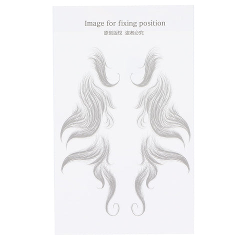 Hair Edges Tattoo Stickers Fashion Temporary Tattoos Edges for Hair DIY Waterproof Long Lasting Fake Hairline Sticker for Women Girls(ED-05)