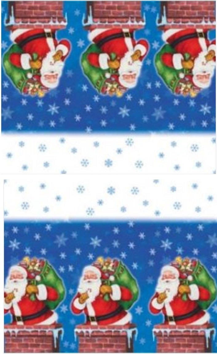 Twas the Night Before Christmas Plastic Tablecover (54" x 84")