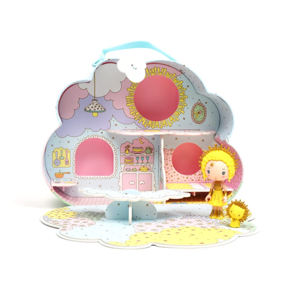 DJECO 36953 Tinyly Casita de Sunny & Mia Dolls & Figures