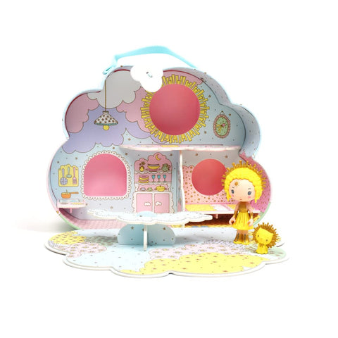 DJECO 36953 Tinyly Casita de Sunny & Mia Dolls & Figures