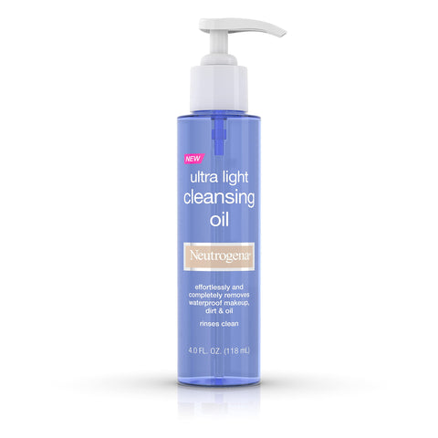 Neutrogena Ultra-Light Cleansing Oil 4 oz (Pack of 2)