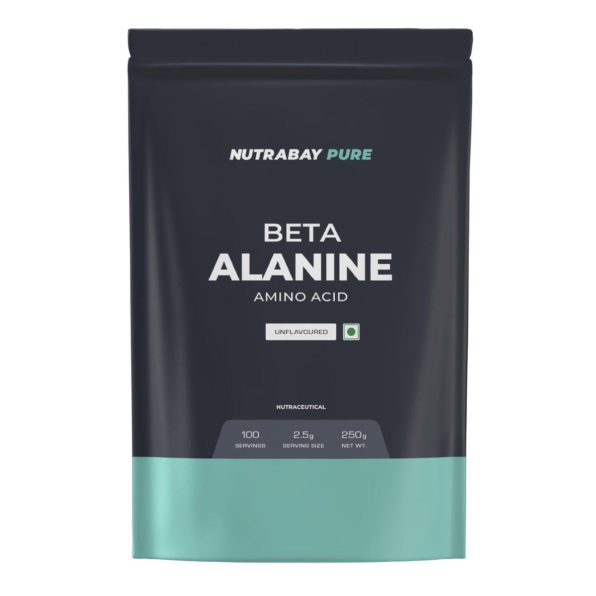 Nutrabay Pure 100% Beta Alanine - Unflavoured, 250g