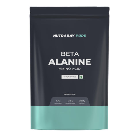 Nutrabay Pure 100% Beta Alanine - Unflavoured, 250g