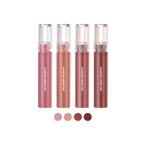 rom&nd Glasting Water Tint (16 Figrise) | Glossy Finish, Lightweight, Moisturizing, Long-lasting, Plumping lips