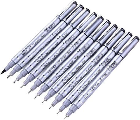 GifMor Superior Technical Needle Drawing Pen Set (10)