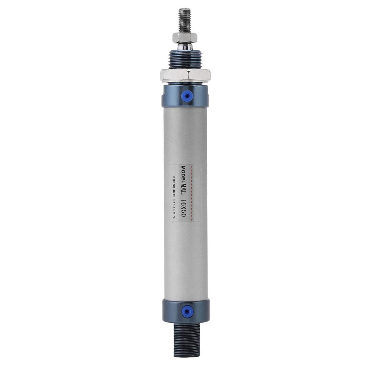 Air Cylinder, 1pc 16mm Mini Aluminum Alloy Air Pneumatic Cylinder Dual Acting Stroke 50mm M6 Thread