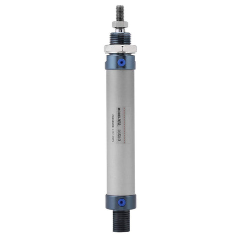 Air Cylinder, 1pc 16mm Mini Aluminum Alloy Air Pneumatic Cylinder Dual Acting Stroke 50mm M6 Thread