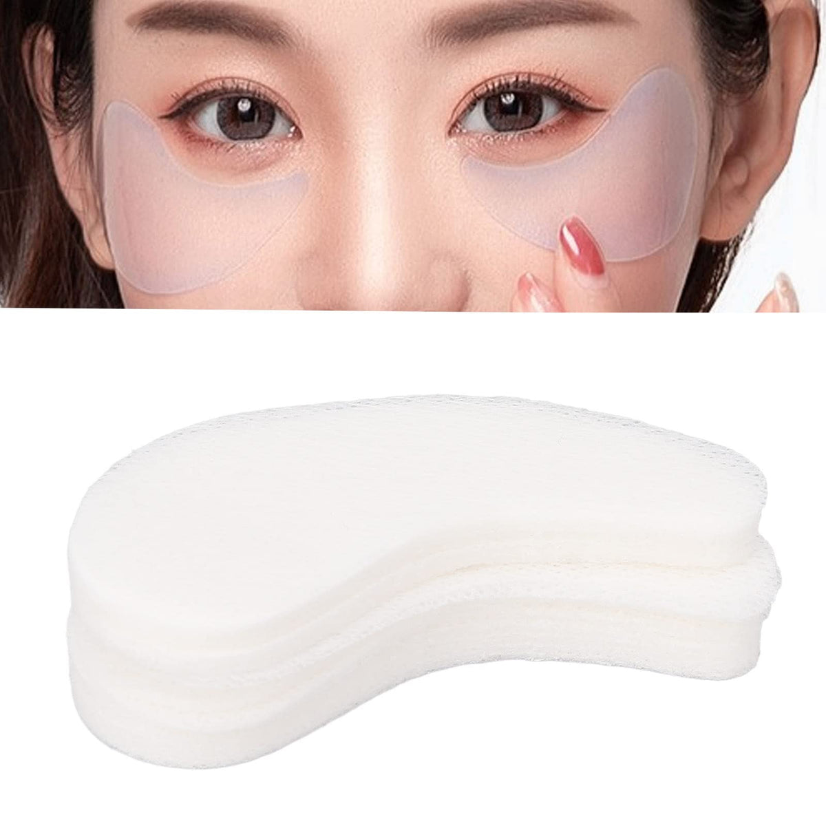 Eye Mask,160 Pieces/Box Disposable Eye Mask Eye Mask Dark Crescent Eye Mask Disposable Cotton Eye Mask Paper Dark Circles Removal DIY Ultrathin Eye Mask Sheet Eye Mask Paper