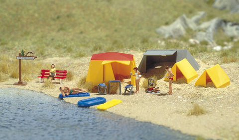 Busch 6026 Camping Site HO Scale Scenery Kit