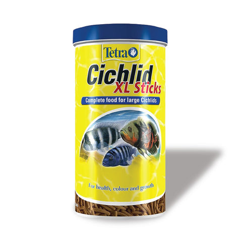Tetra Cichlid XL Fish Food Sticks, Complete Food for Large Cichlids, 320g