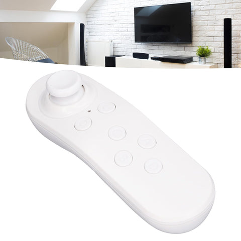 VBESTLIFE VR Gamepad For iOS, Android, PC, Wireless VR Remote Controller Gamepad 4 Modes Remote Controller Joystick Modern Gamepad for Phone, Desktop, PC Remote Control (White)