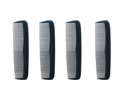 4 PCS Set Pocket Plastic Hair Combs for Women and Men Hairdressing