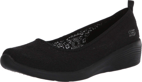 Skechers Women's Fashion Sneaker, Black,7