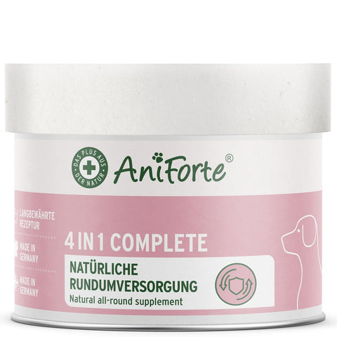 AniForte 4in1 Complete 250g for Dogs - Natural Health Supplement, Supports Joint Care, Coat & Skin and Digestion, Rich in Green-Lipped Mussel & Rosehip and Vitamins & Minerals