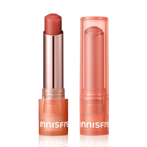 innisfree Dewy Tint Lip Balm with Hydrating Hyaluronic Acid and Ceramides, Tinted Korean Lip Balm, Love Beige