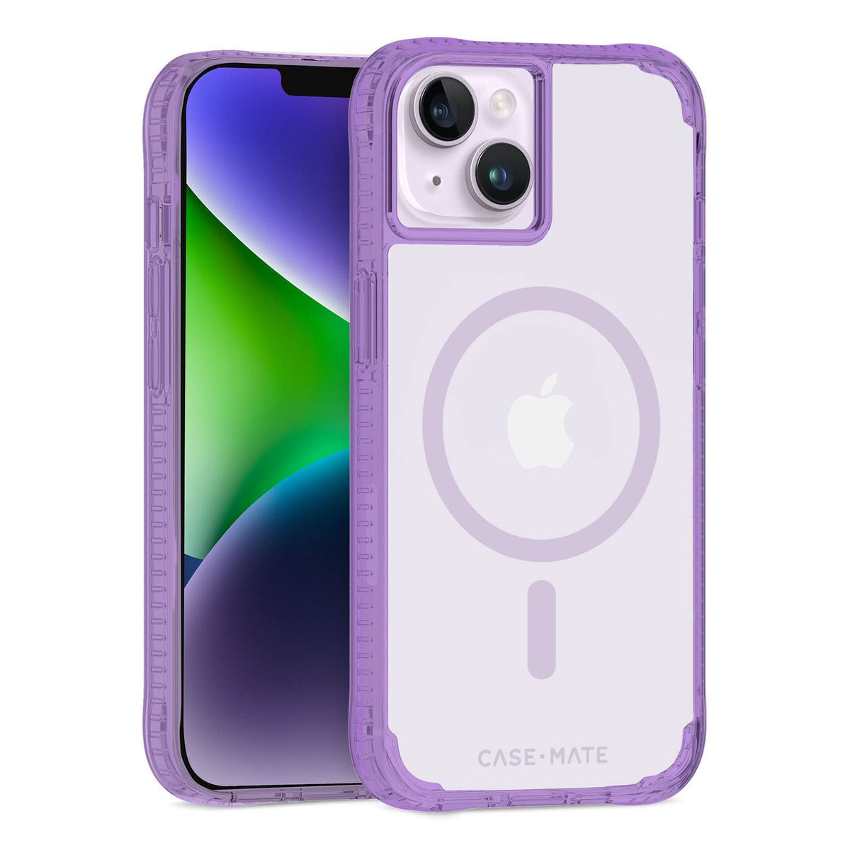 Case-Mate Tough Plus iPhone 14 Plus Case - La La Lavender [15ft Drop Protection] [Compatible with MagSafe] Magnetic Phone Case for iPhone 14 Plus 6.7", Shockproof Cover w/Anti Scratch Tech, Slim Fit