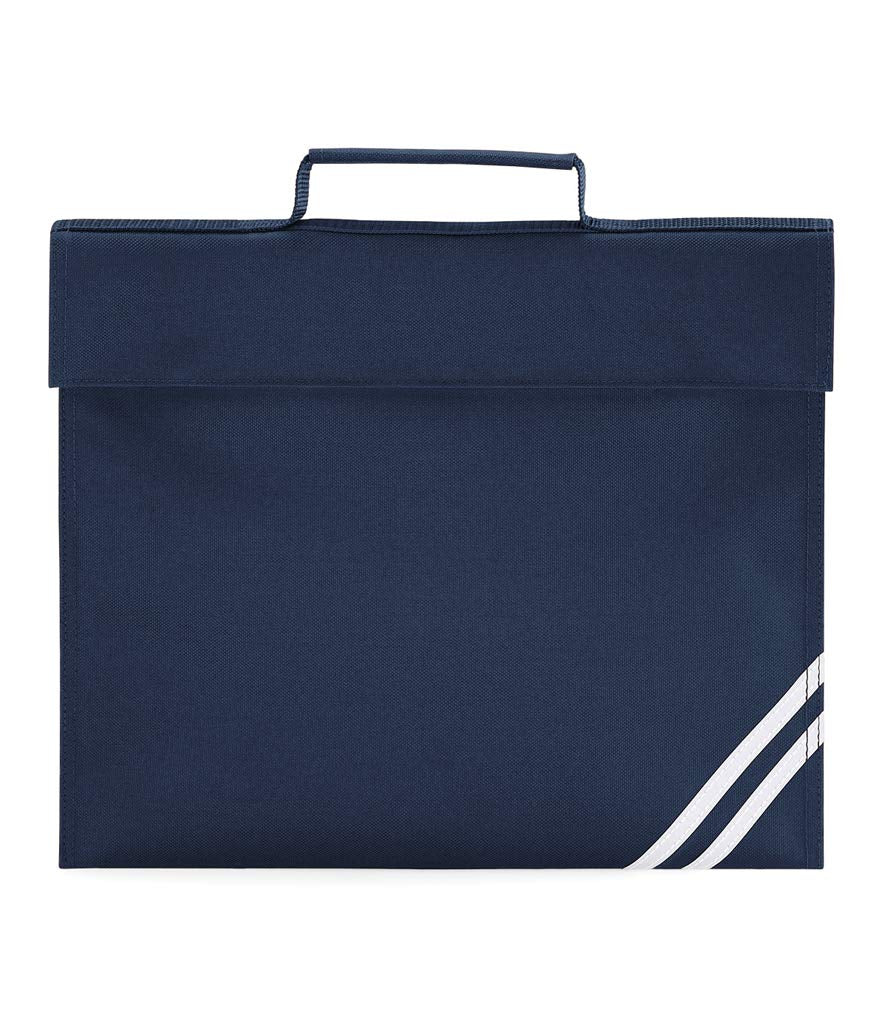 Quadra Classic Book Bag - 5 Litres (Pack of 2) (One Size) (French Navy)