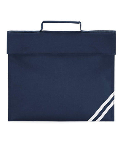 Quadra Classic Book Bag - 5 Litres (Pack of 2) (One Size) (French Navy)