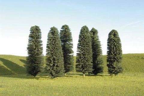 Bachmann Industries Scene Scapes Trees 4"- 6" Cedar Trees HO Scale Train (24 Piece)