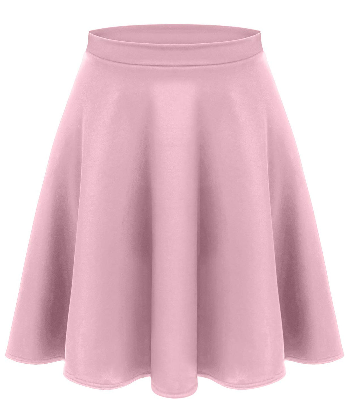Baby Pink Skirts for Women Pink High Waisted Skirt Pink Skater Skirt Pink Pleated Skirt Baby Pink Skirt (Size Large, Baby Pink)