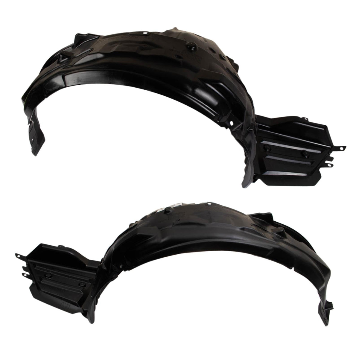 TRQ Front Inner Fender Liner Set Compatible with 2015-2020 Subaru WRX