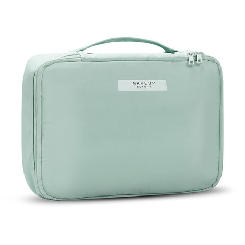 Etercycle Travel Makeup Bag Makeup Organizer Bag Large Cosmetic Bag Toiletry bag for Women (Green)