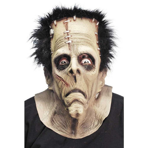 Smiffys Monster Mask, Brown Overhead with Hair, Latex, Halloween Fancy Dress Accessory, Halloween Fancy Dress Accessories Dress Up Masks
