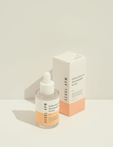 4PM Galactomyces Niacinamide Serum 30ml (1oz), for Glass Skin, Face Brightening Serum, Niacinamide 10% Zinc 1%, Korean Skincare, Made by SEOUL4PM