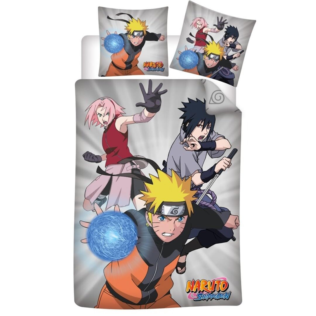 Aymax Naruto Shippuden Bed Linen 140 x 200 cm 100% Polyester