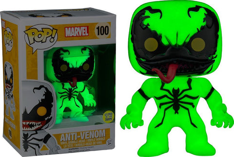 Funko POP! Marvel Anti-Venom Glow in the Dark Exclusive #100 GITD