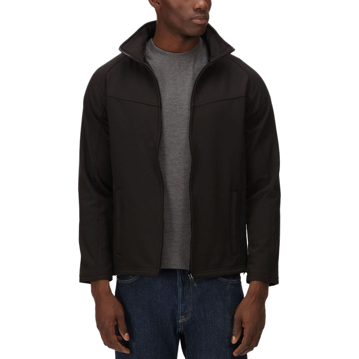 Regatta Professional Mens Uproar Warm Softshell Jacket - All Black - L