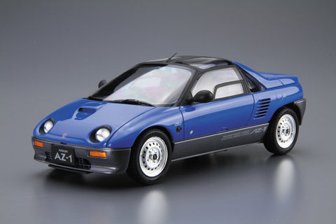 Aoshima 1/24 The Model Car No.38 Mazda PG6SA AZ-1 '92 Plastic Kit(Japan Import)
