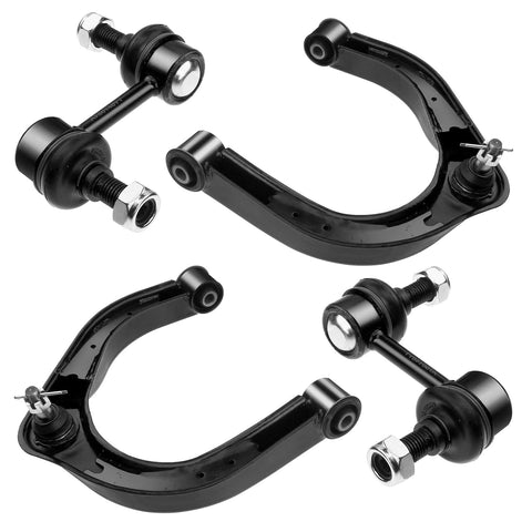 A-Premium 4Pcs Front Suspension Kit Upper Control Arm and Ball Joint Assembly Compatible with Nissan Titan 04-15 Armada 05-15 Pathfinder Armada 04 Infiniti QX56