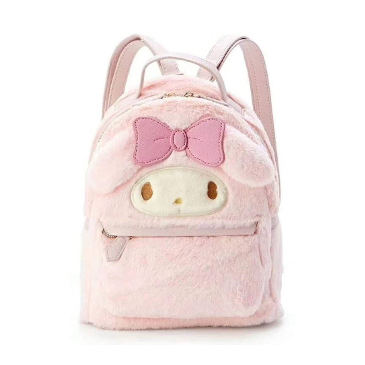 Asweeting Kawaii Cinnamoroll My Melody Plush Bag,Cute Lolita JK Plush Figure Backpack School Handbag,Cute Girl Bag My Melody,Girl Gift Backpack (Pink)