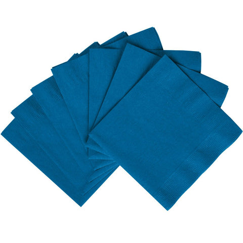 Marine Blue 3-Ply Luncheon Napkins | Pack of 50 | Party Supply