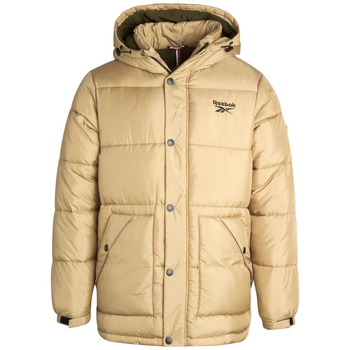 Reebok Men's Classic Heavyweight Puffer Jacket, Sand