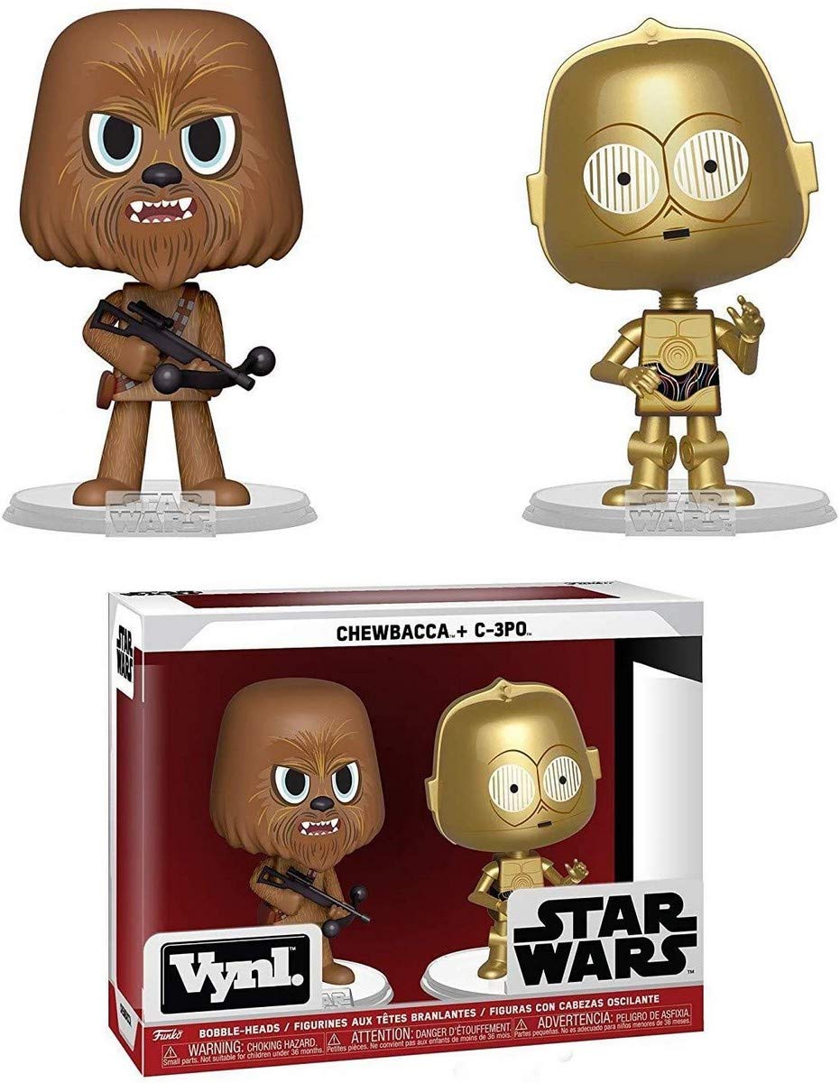 Funko Vynl: Star Wars - Chewbacca & C-3PO Toy, Multicolor
