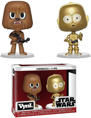 Funko Vynl: Star Wars - Chewbacca & C-3PO Toy, Multicolor