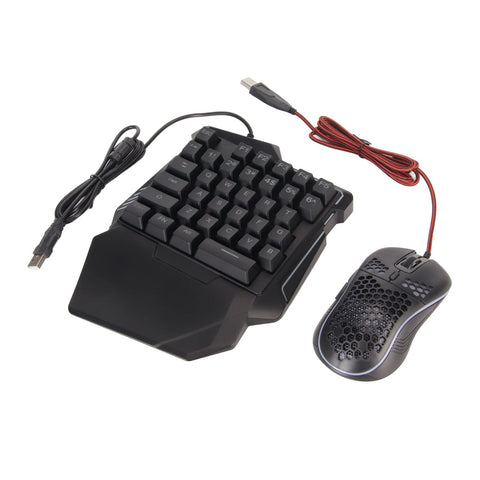 Keyboard Mouse Converter, Keyboard Converter Set Silent Design Sturdy Customizable Keys Easy to Operate Plug and Play Wired Connection for Game Console