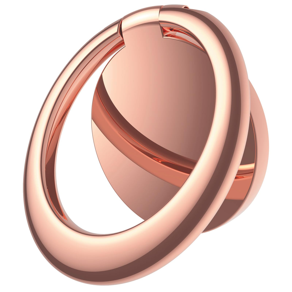 JETech Cell Phone Ring Holder, 360 Degree Rotation Metal Finger Grip Adjustable Cellphone Stand for Magnetic Car Mount, Compatible with iPhone, Galaxy, Pixel and More Smartphone (Rose Gold)