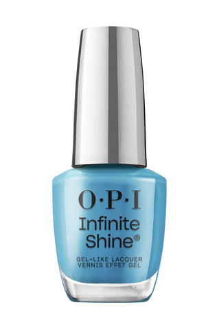 OPI Infinite Shine Never Leavin' Blue | Opaque Dark Blue CrÃƒÂ¨me Long Wear Gel Like Nail Polish | Vegan, Long Lasting, Streak Free