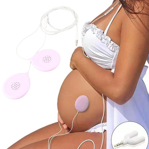 Headphones Music Headphones Belly Baby Pregnancy, Professional Portable Music Game, Prenatal Belly Speaker for Baby in Womb Gift for Mom Pregnant Baby Shower