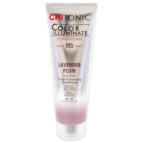 CHI Ionic Color Illuminate Conditioner, Lavender Plum, Color Enhancing Conditioner, 251 ml