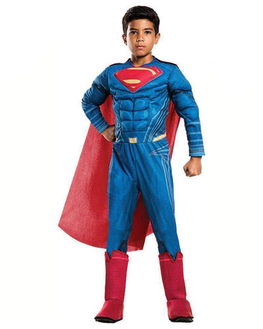 Rubie's unisex child Justice League s Deluxe Superman Costume, Superman Deluxe, Medium US