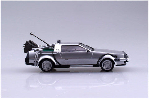 Aoshima Back to The Future Part I: Time Machine 1:43 Scale Pullback Model Kit