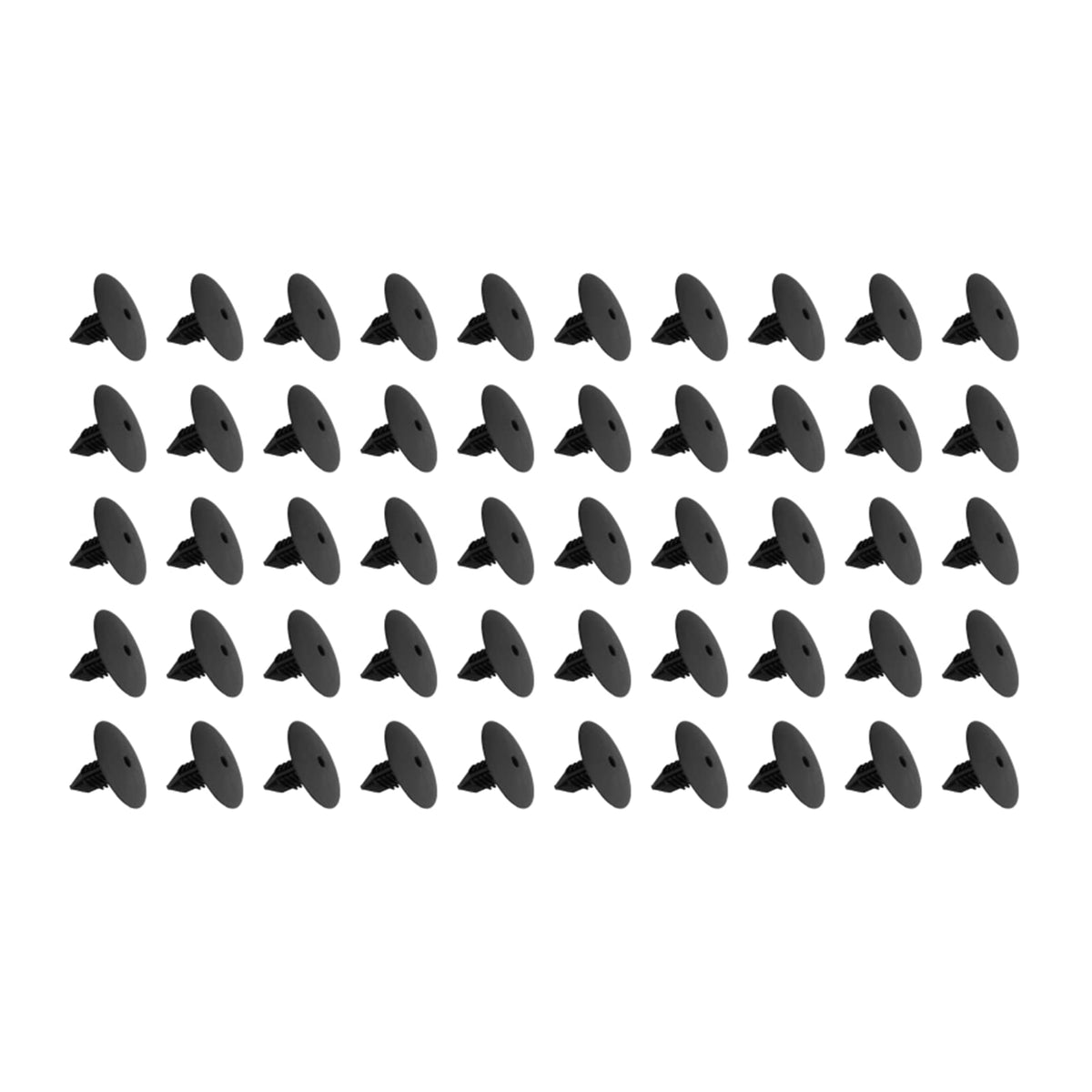 Viviance Wheel arch liner splash guard adjustment clips compatible with Re-nault Clio Scenic Megane - Type A 50 Pcs