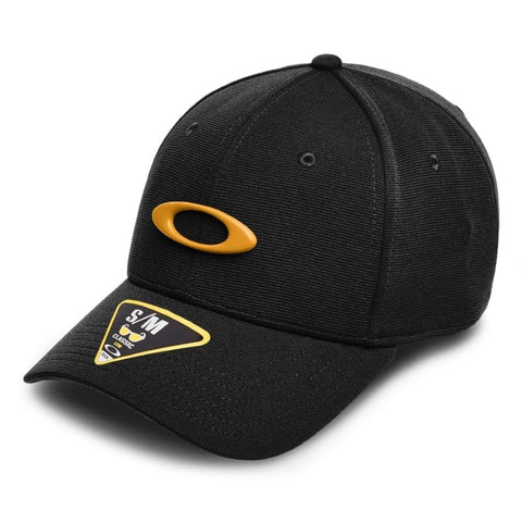 Oakley Unisex TINCAN CAP, Blackout/Pure Gold, S-M UK