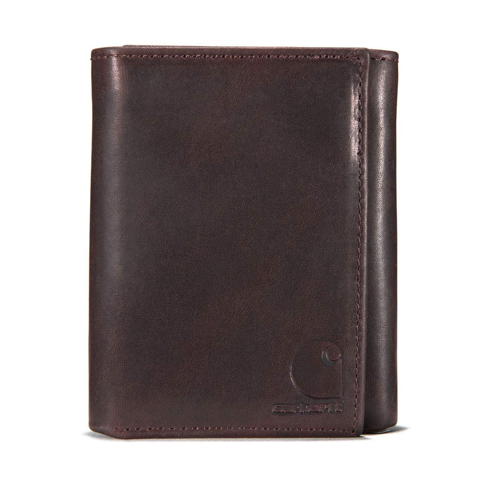 Carhartt B0000219 OIL TAN LEATHER TRIFOLD WALLET