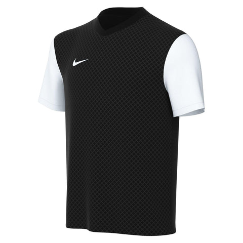 NIKE DH8389-010 Y NK DF Tiempo PREM II JSY SS T-Shirt Unisex Black/White/White Size L