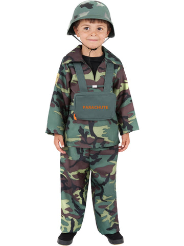 Army Boy Costume Small (Age 4-6)
